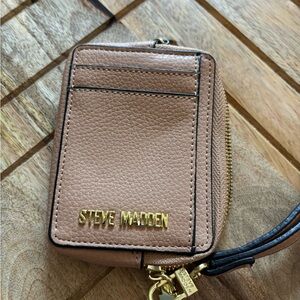 Steve Madden Tan Cardholder Wallet